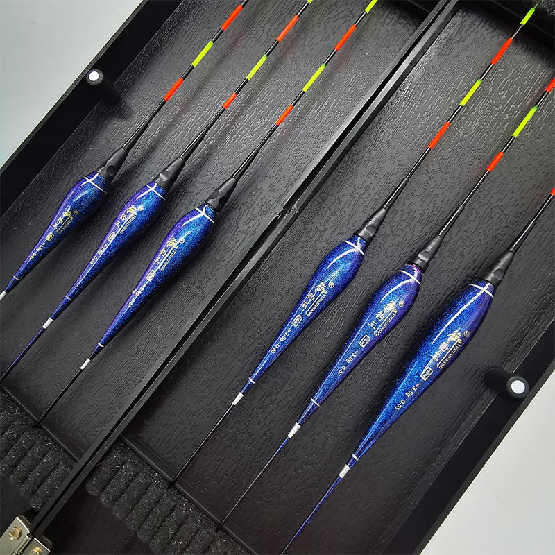 6支夜光漂(咬钩变色)组合套装日夜U两用电子浮漂