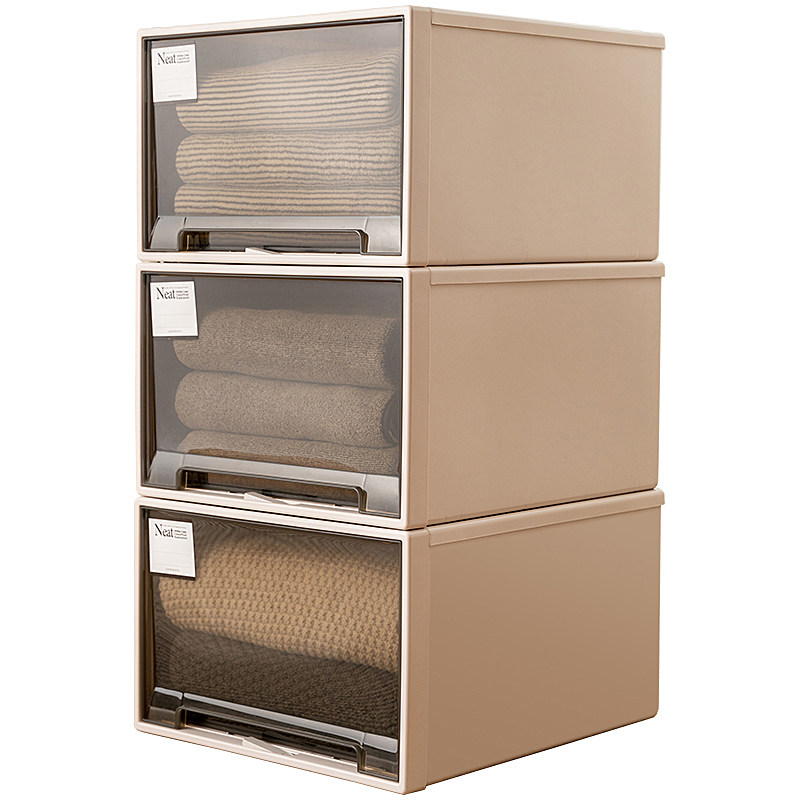收纳箱抽屉式塑h料储物箱家用衣服整理箱透明加厚衣柜衣物收纳盒,收纳整理,收纳箱,淘宝优惠券,粉丝福利购,淘宝优惠卷