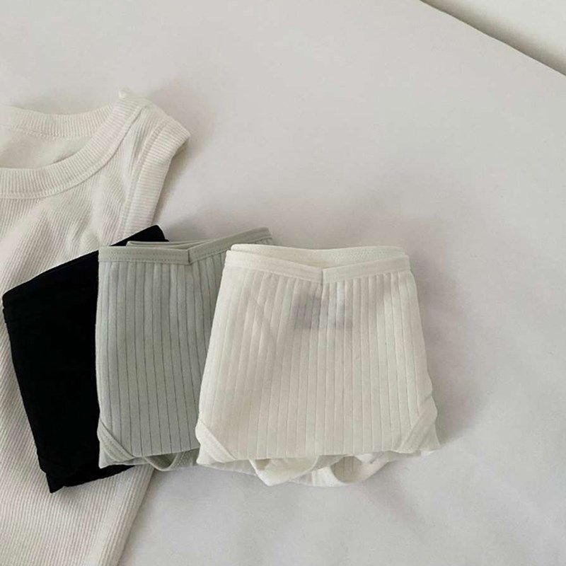 内裤纯棉低腰女日系素色t简约女士纯色V形性感弹力螺纹舒适三角裤