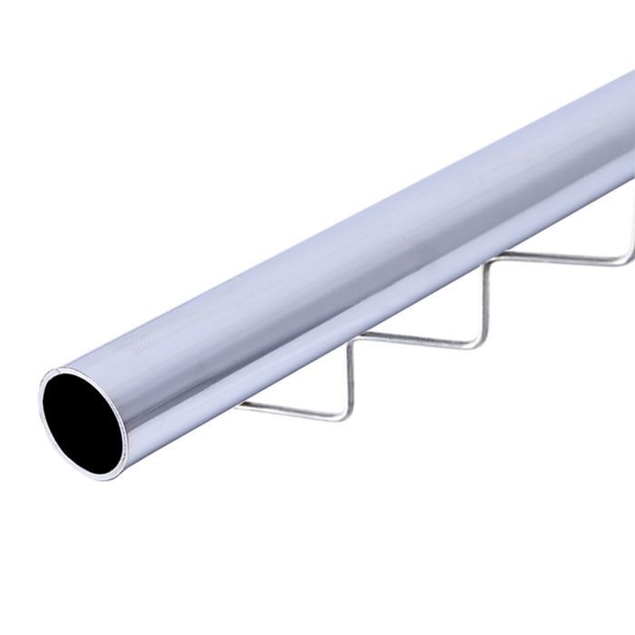 阳台固定b式晾衣架304不锈钢波浪防风晒衣架顶装晾衣杆挂晒单管杆