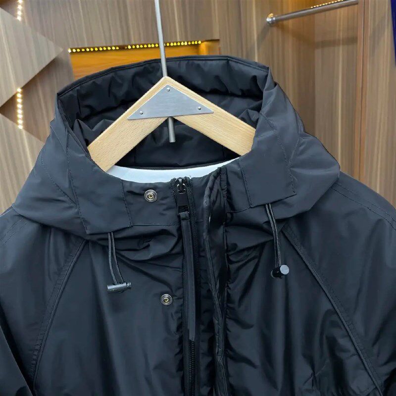 2023冬季爆款工装夹克棉服男冲锋衣潮流痞帅百搭连帽保.暖棉衣外