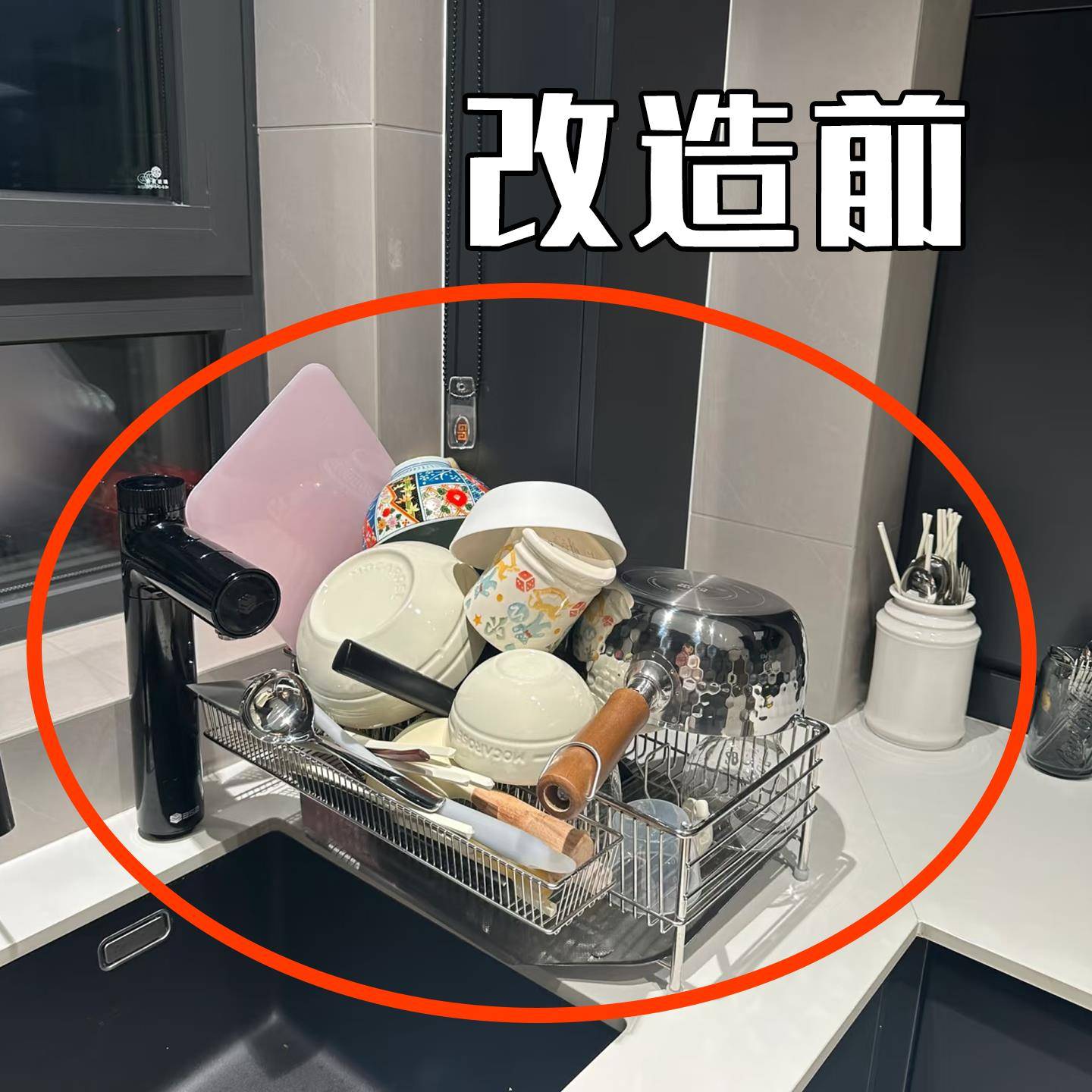 厨房多功能置物架多层台面碗盘沥水架碗架家用碗柜碗筷收纳架碗架