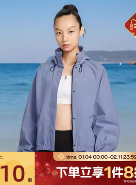 滔搏NIKE耐克女子跑步训练外套STORM-FIT连帽运动夹克FB7493-499