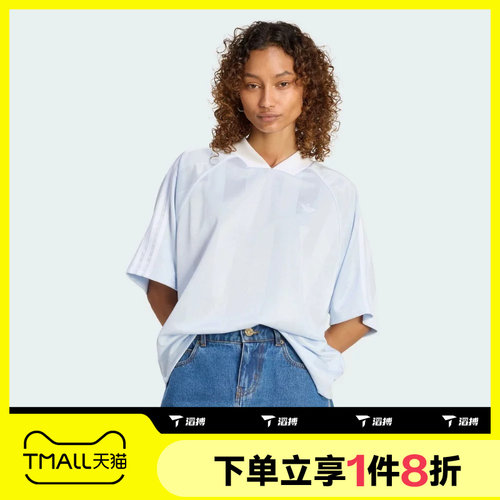 滔搏adidas阿迪达斯三叶草女子运动休闲舒适短袖T恤KG3712