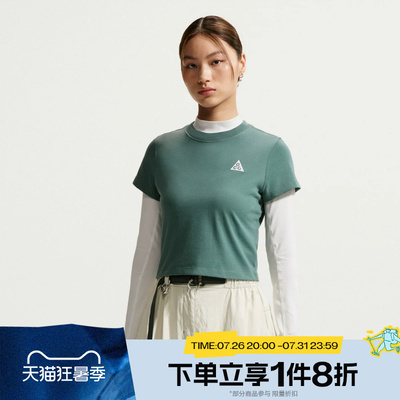 滔搏NIKE耐克女子运动休闲舒适短袖T恤II7284-382