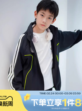 滔搏adidas阿迪达斯儿童JK BTS WV运动健身夹克外套KC2543