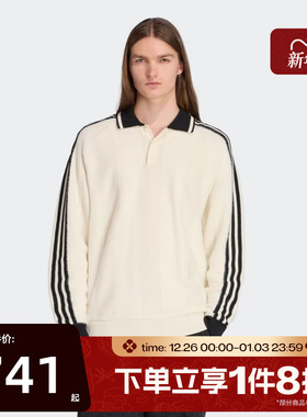 滔搏adidas阿迪达斯三叶草男子KNITTED JERSEY毛衣套头衫JX3836