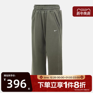 HV1948 织休闲长裤 222 刺绣运动裤 滔搏NIKE耐克女子宽松直筒裤