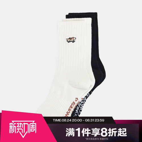 滔搏converse匡威男袜女袜舒适百搭运动休闲袜子UC0698-023