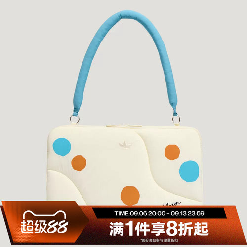 滔搏adidas阿迪达斯三叶草男女潮流波点运动休闲单肩包LC8245