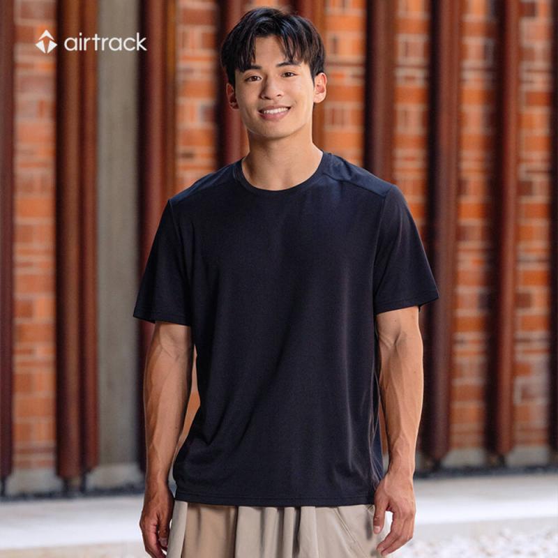 滔搏airtrack男子百搭潮流针织宽松运动休闲短袖T恤