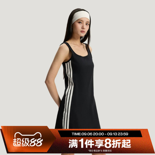 滔搏adidas阿迪达斯女子FAV DRS运动休闲时尚修身连衣裙KS5344