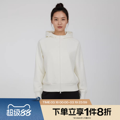 滔搏adidas阿迪达斯女子W SL FZ HD运动健身夹克外套KT3123