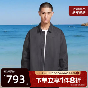 滔搏NIKE耐克男子休闲刺绣印花翻领运动健身训练茄克HV1329 060