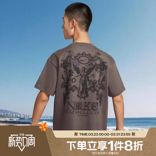 滔搏NIKE耐克男子运动宽松舒适休闲针织短袖 004 T恤HV0168