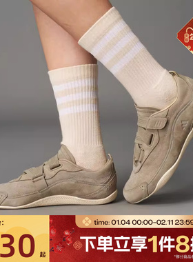 滔搏adidas阿迪达斯女鞋URBAN REVERIE芭蕾风运动休闲鞋JS2444