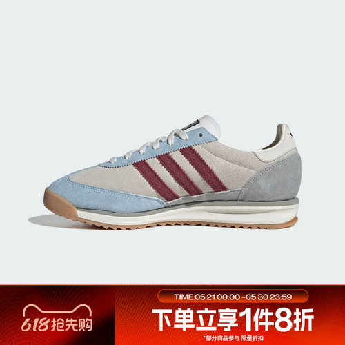 滔搏adidas阿迪达斯三叶草男女SL 72 RS经典运动休闲鞋JR6998