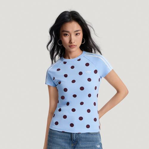 滔搏adidas阿迪达斯三叶草女子舒适运动休闲短袖T恤KV1192