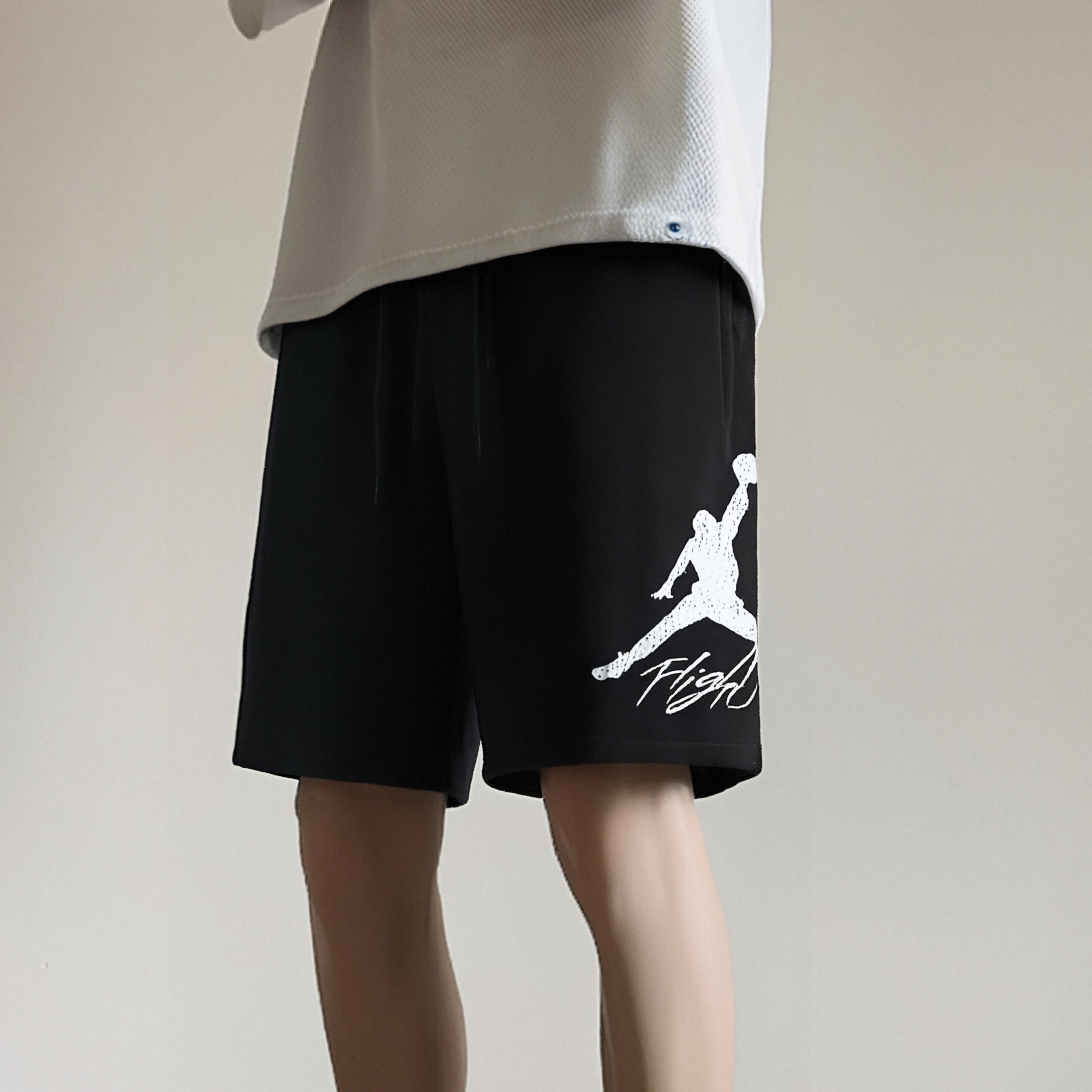 滔搏NIKE耐克男子J ESS FLC HBR 9' SHORT LB运动短裤FV7310-010