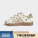 滔搏adidas阿迪达斯三叶草小童贝壳头魔术贴运动板鞋小白鞋JS2470