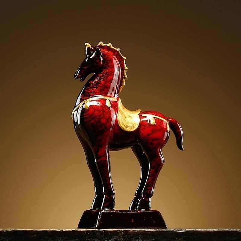 德化陶瓷摆件厂家马到成功客厅小摆件家居摆设工艺品商务酒柜摆件,家居饰品,桌面摆件,淘宝优惠券,粉丝福利购,淘宝优惠卷