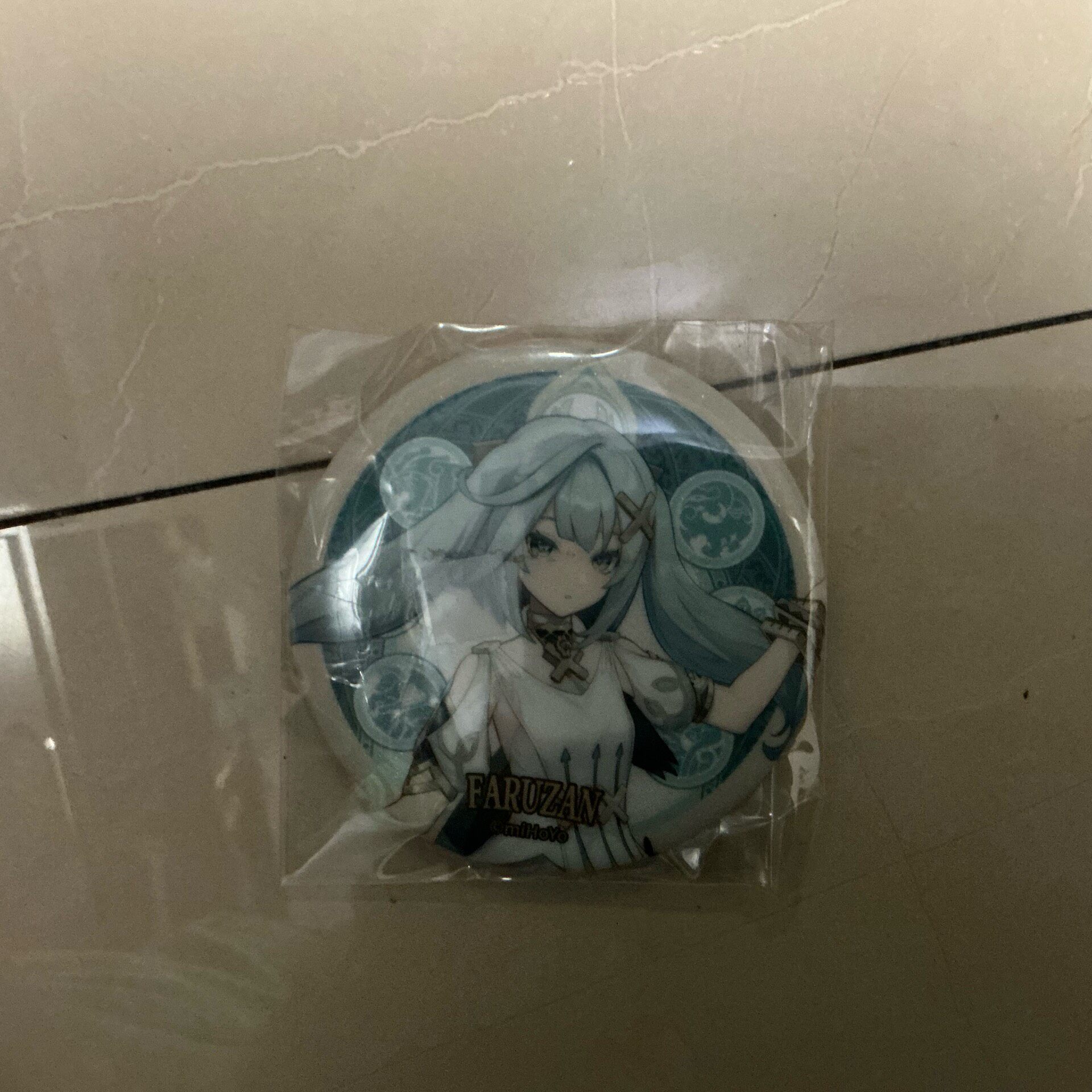 LIMITED - LAST ONE - Genshin Impact Faruzan Illustration Badge - Official 75mm New Unopened with Original Packaging... - China Exclusive Anime Merch