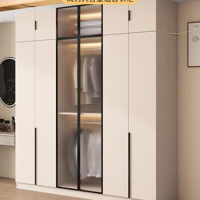 实用木衣柜柜家用室卧KGH出租房简约现代对开门衣橱儿童简易小户