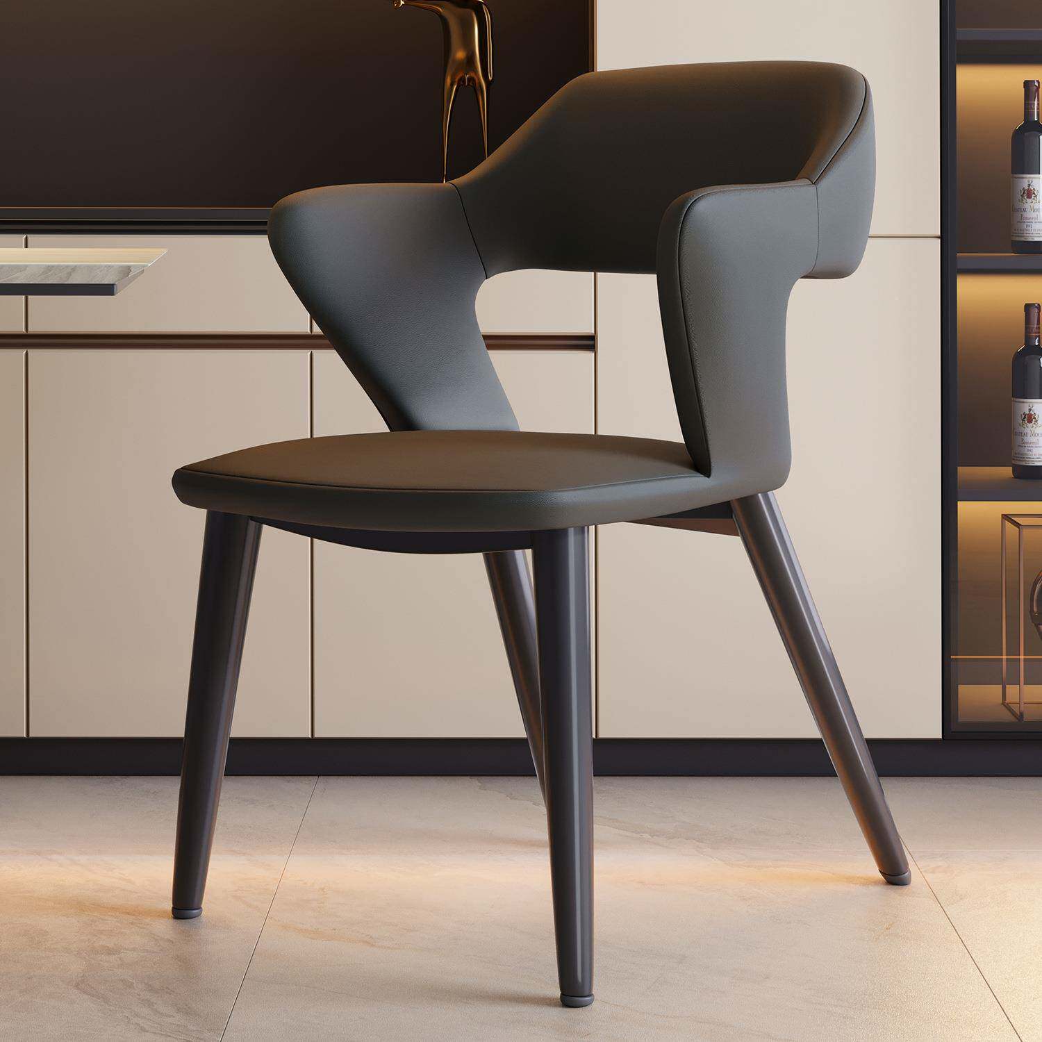 餐椅家用16974背出租房凳子靠轻奢椅子餐厅红桌用网新款餐椅子包