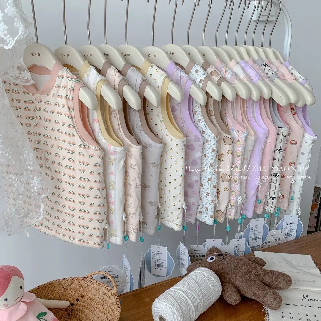 闫妮家100%可机洗棉花马甲宝宝背心夹纯棉儿童内搭外穿保暖坎肩