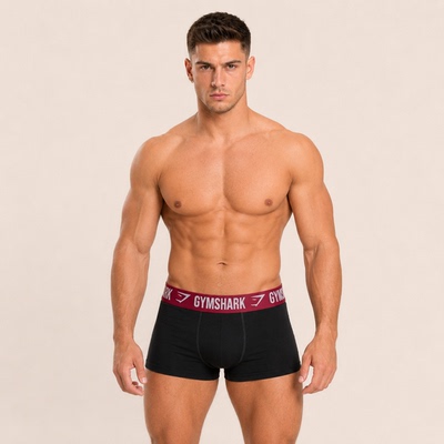 Gymshark男士运动内裤纯棉吸汗