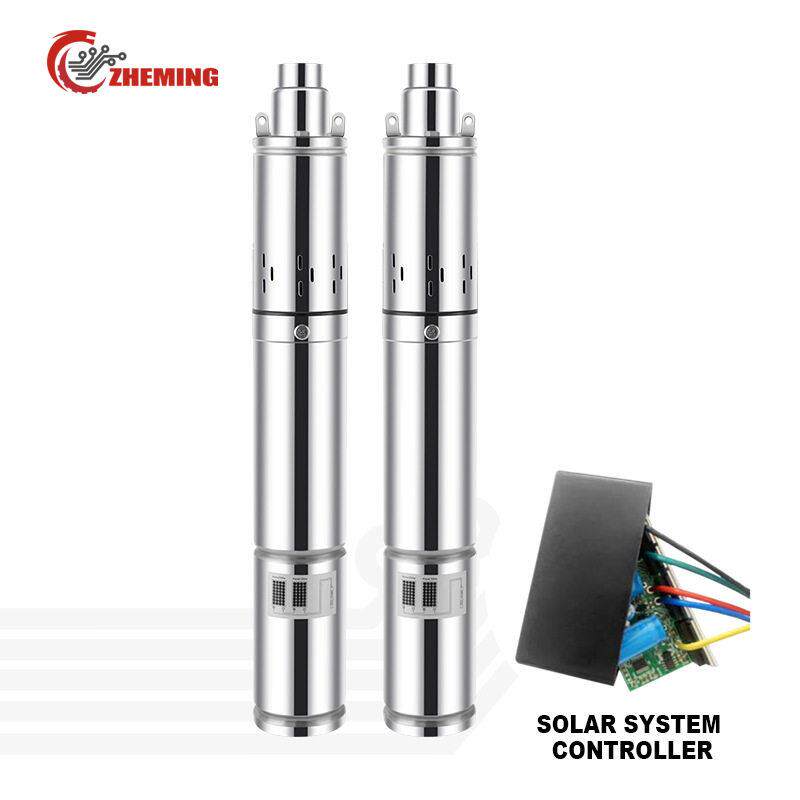 太阳能螺杆泵3”24v48v72v扬程直流无刷太阳能潜水泵SOLARPUMP