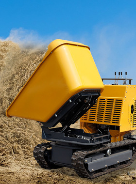 工厂直售小型多功能履带式液压翻斗车 港口码头搬运站力式Dumper