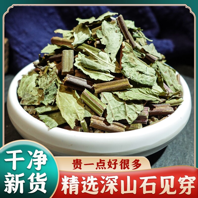 云南深山石见穿中药材精选新货500g干货石打穿石见川 紫参 月下红