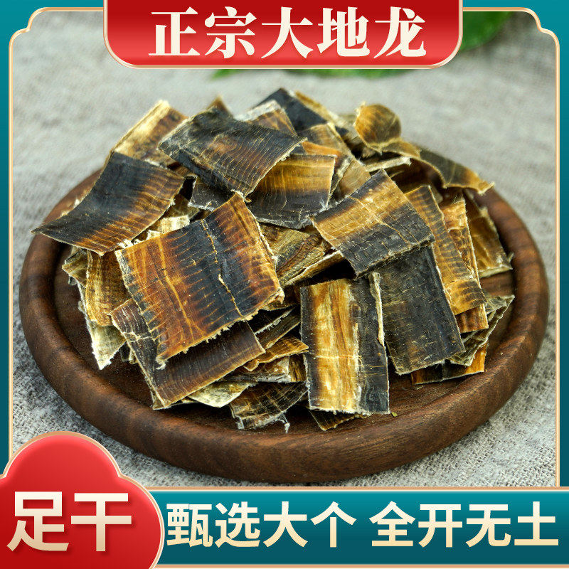 地龙中药材100g干地龙 地龙粉非野生食用广西广地龙 蚯蚓干地龙干