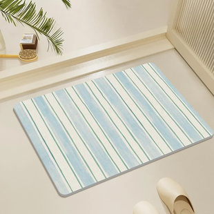 2025加厚皮革浴室垫吸水地垫卫生间门口厕所防滑速干洗手间脚垫子