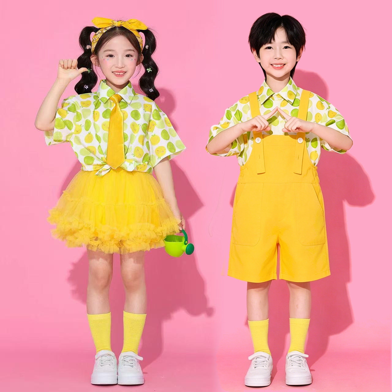 六一儿童表演服装幼儿园男女童舞蹈运动会演出服小学生啦啦队班服