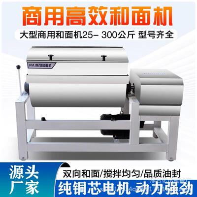 供应15/25/50/75/100公斤全自动不锈钢和面机商业用高效商用