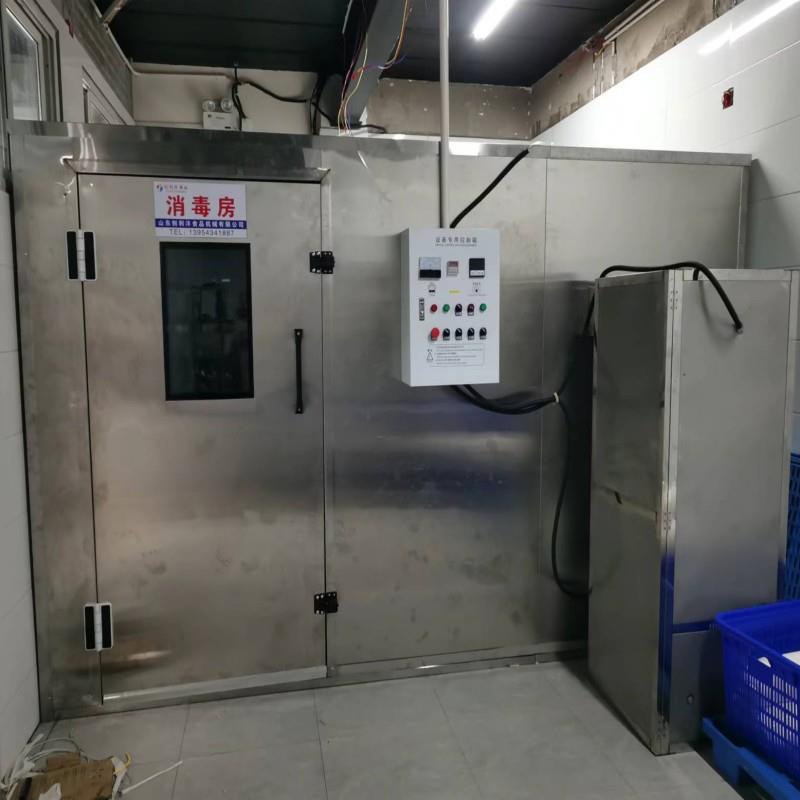 供应南京大型餐具消毒房商用不锈钢消毒库控温控时餐具消毒房