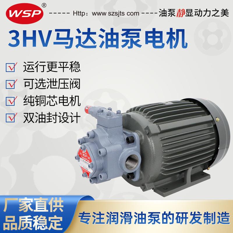 滤油机油泵TOP-3HV60油冷机润滑泵TOP-3HV80马达油泵自吸摆线泵