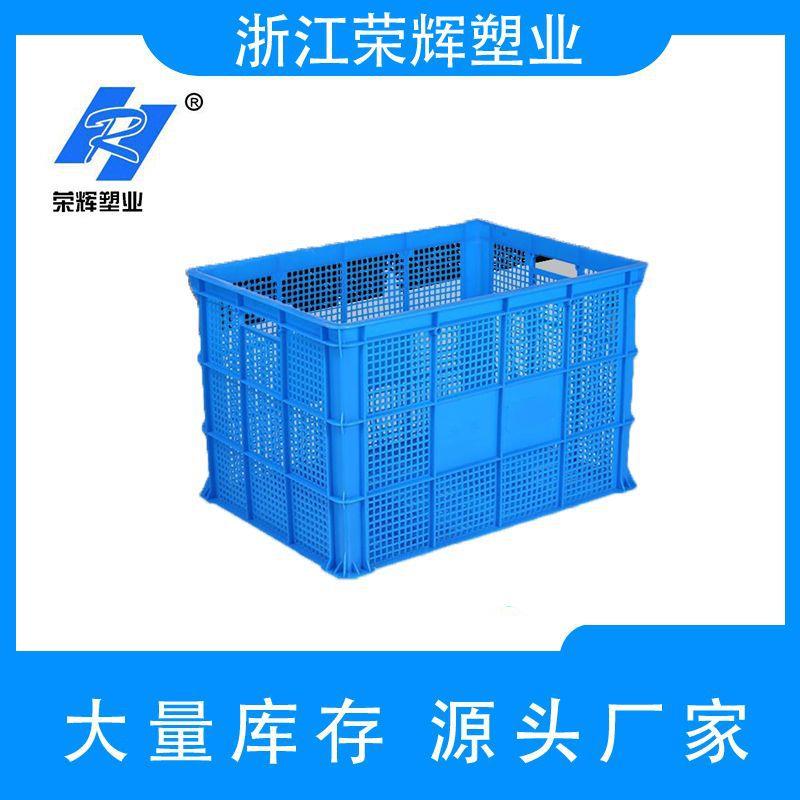 755筐水果蔬菜框筐服装厂周转框快递运输塑胶框全新料塑料框