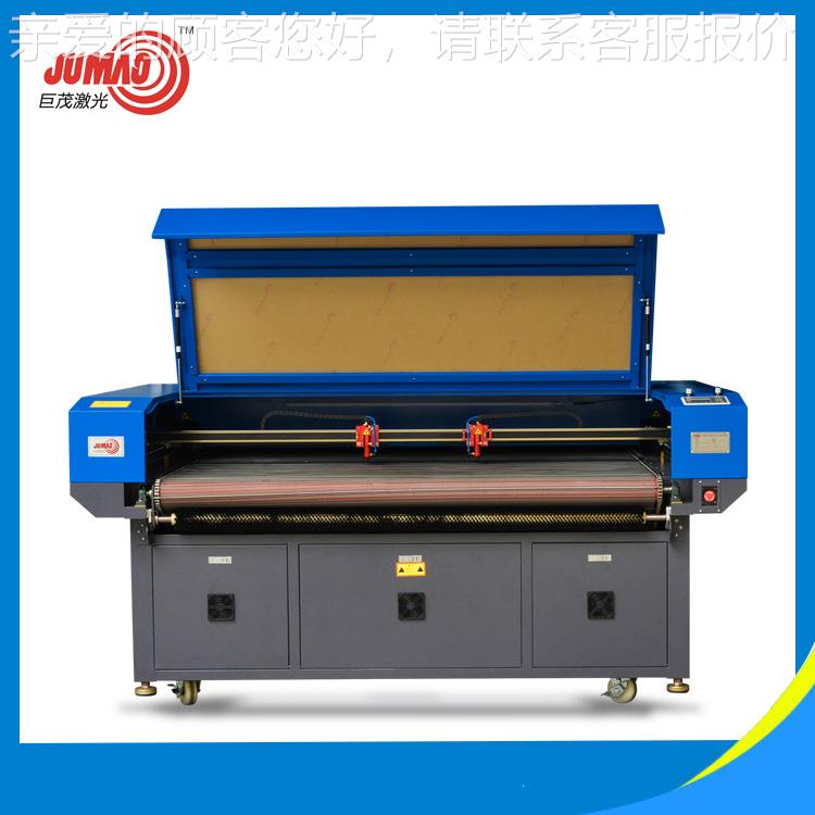 1JM1610610自动送料激光切割机 毛领毛料玩割布料激光料下具切机