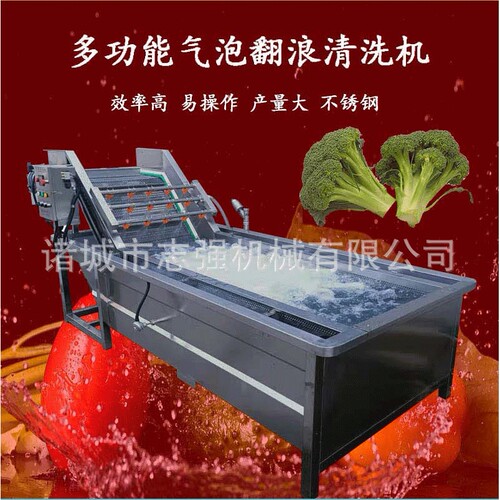 花生去泥气泡清洗机果蔬清洗漂烫冷却设备 鲜食玉米气泡清洗机