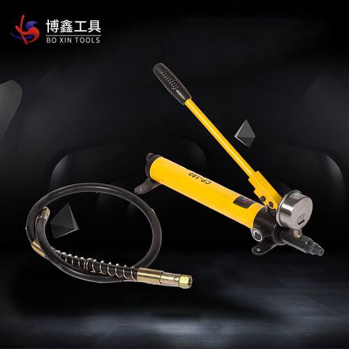 定制超小型液压手动泵 CP-180（安全阀）两段式 手动液压泵带油表