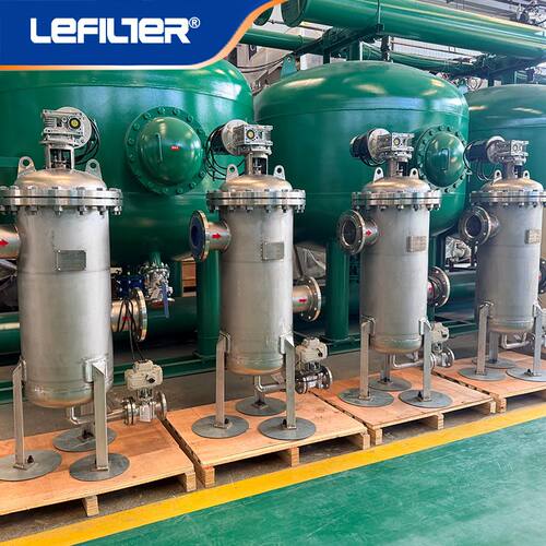 全自动刷式自清洗过滤器 流量80t/h 100μm 食品饮料加工纯水制备