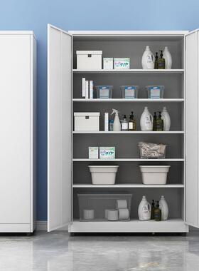 家用钢收制皮储物柜单门夹缝阳潮台柜jls9H56J纳柜铁双门被褥杂物