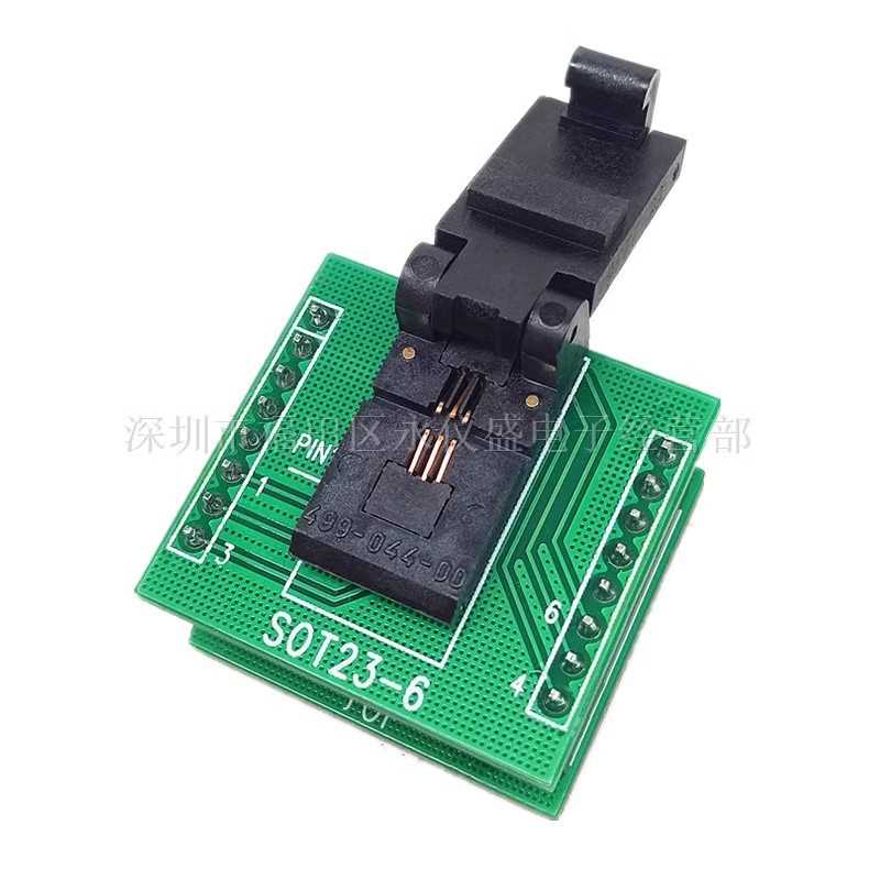 WELLS-CTI测试座 SOT23-6L/499-P44-20/499-044-00 编程座 烧录座图片
