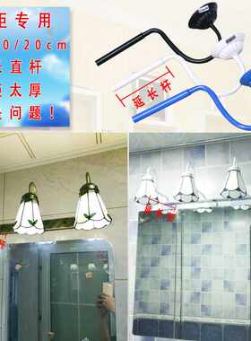 3Y地中海镜前灯卫生间壁灯 欧式田园卧室浴室化妆间创意三头镜柜