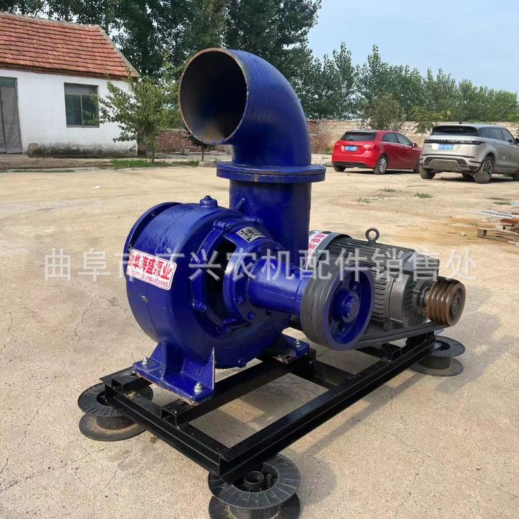 大流量12寸电机混流泵 扬程10米流量980立方污水泵 雨水汛期排涝