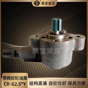B2.5Y 定制带阀齿轮油泵CB 微型卸柴油液压机油220V380V高温油泵