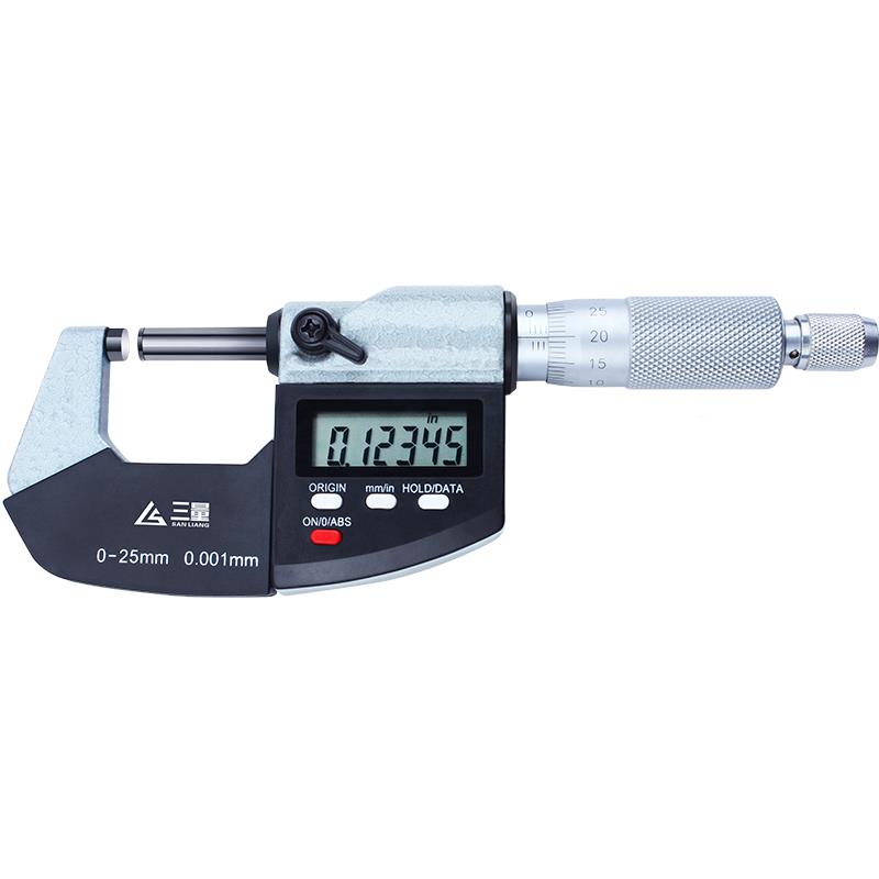 显外径千分尺数0-25分mm高精度0.QTZ001电子测微仪千厚仪测卡尺